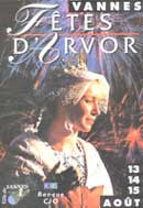 L'affiche des fêtes d'Arvor à Vannes en 2001