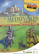 affiche de la fête médiévale des Andelys 2013