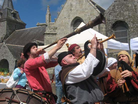 Musique m&eacute;di&eacute;vale durant la F&ecirc;te de Ploerdut