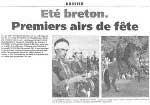 "Eté breton. Premiers airs de fête"